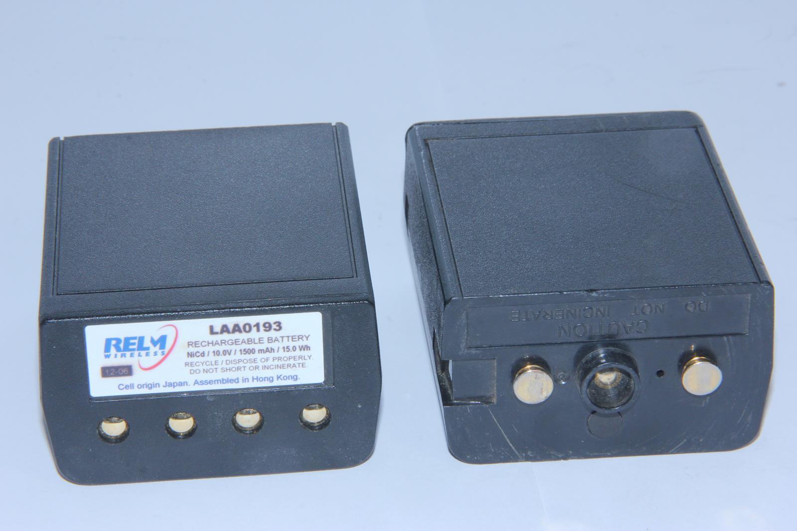 Lot of 2 BENDIX KING LAA0193 Nickel Cadnium Batteries