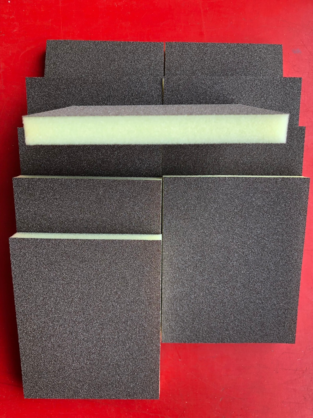 (10) 3M 51066 WOODWORKING SANDING SPONGE 3-3/4″ WIDE x 4-3/4″ LONG x 1/2″ THICK