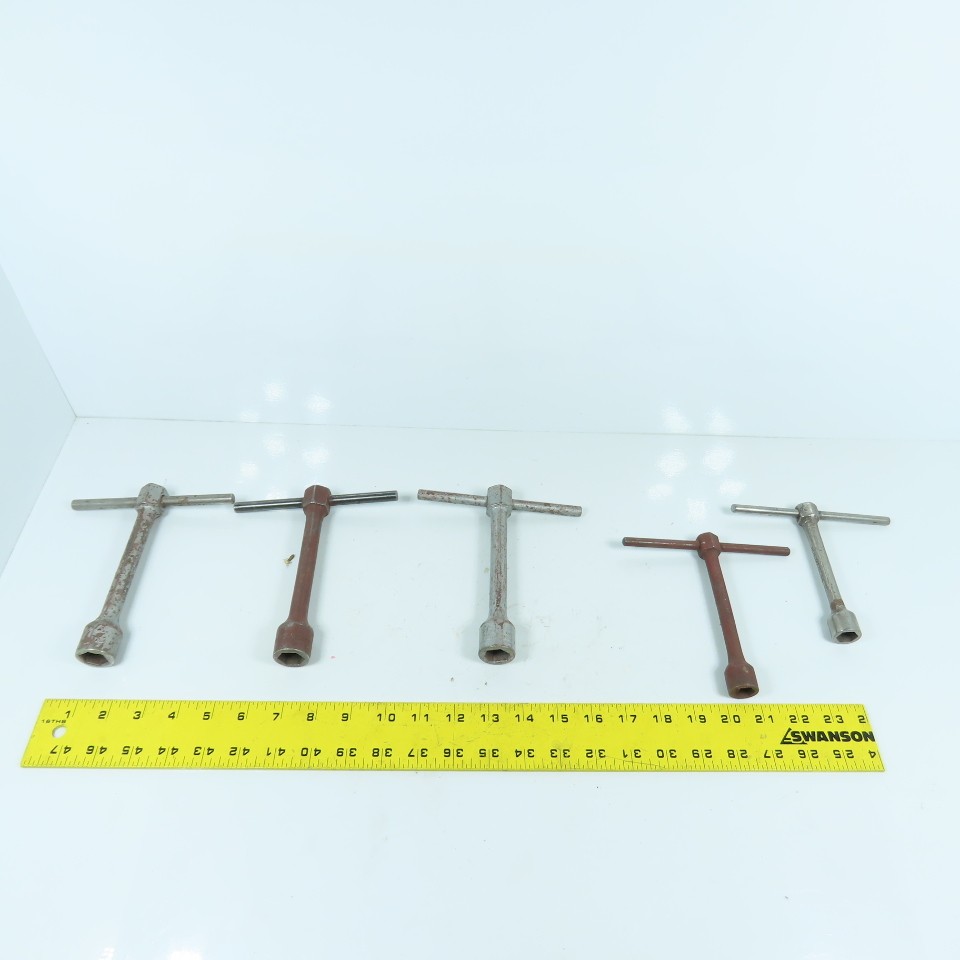 Armstrong & Williams 965D 967-A / 35-022 T-Handle 11/16″ & 9/16″ Wrench Lot Of 5