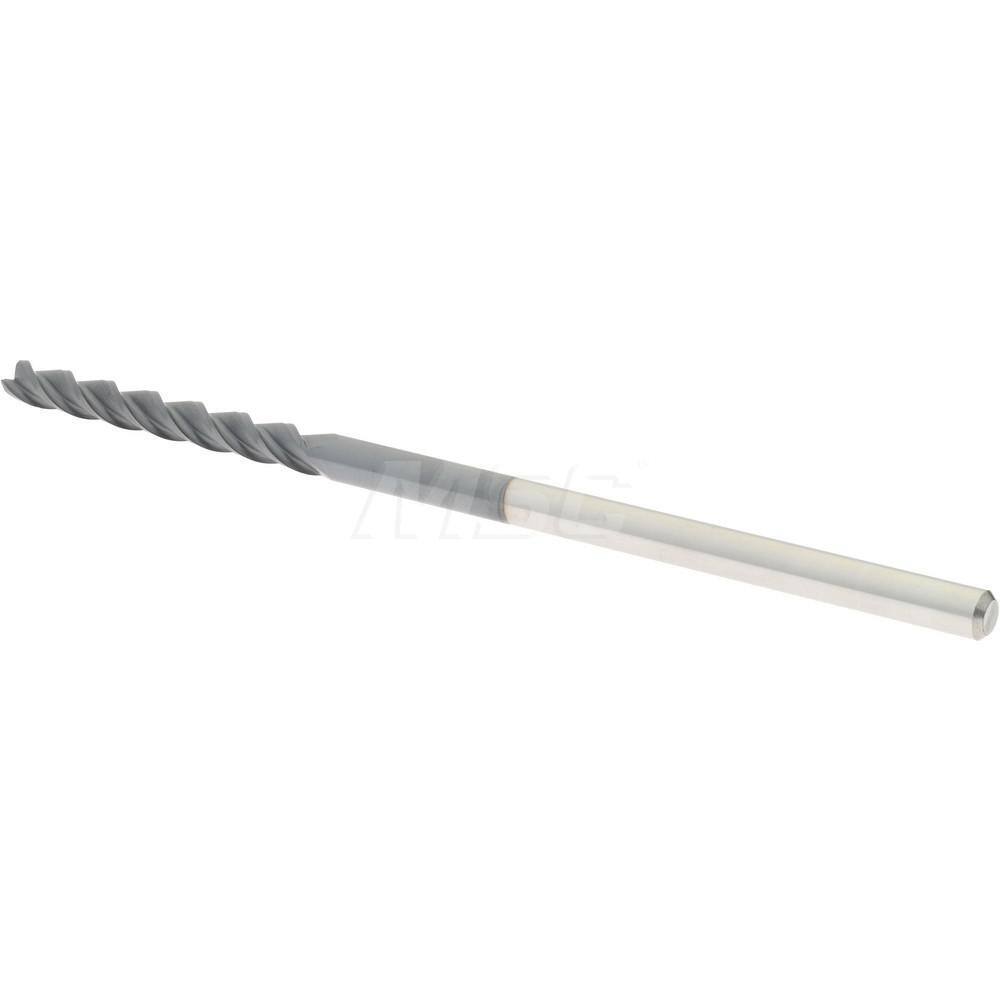 Accupro 12182237 Square End Mill: 1/8″ Dia, 1″ LOC, 1/8″ Shank, 3″ OAL