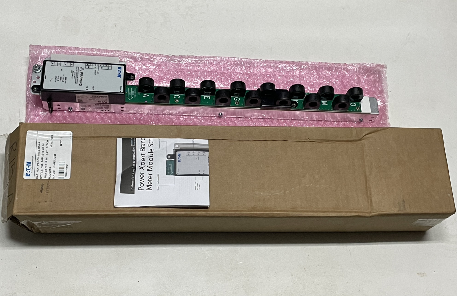 Eaton PXBCM-MMS-R15-A Meter Module Strip R15 1.0″ Pitch Style 66D2316G01-1