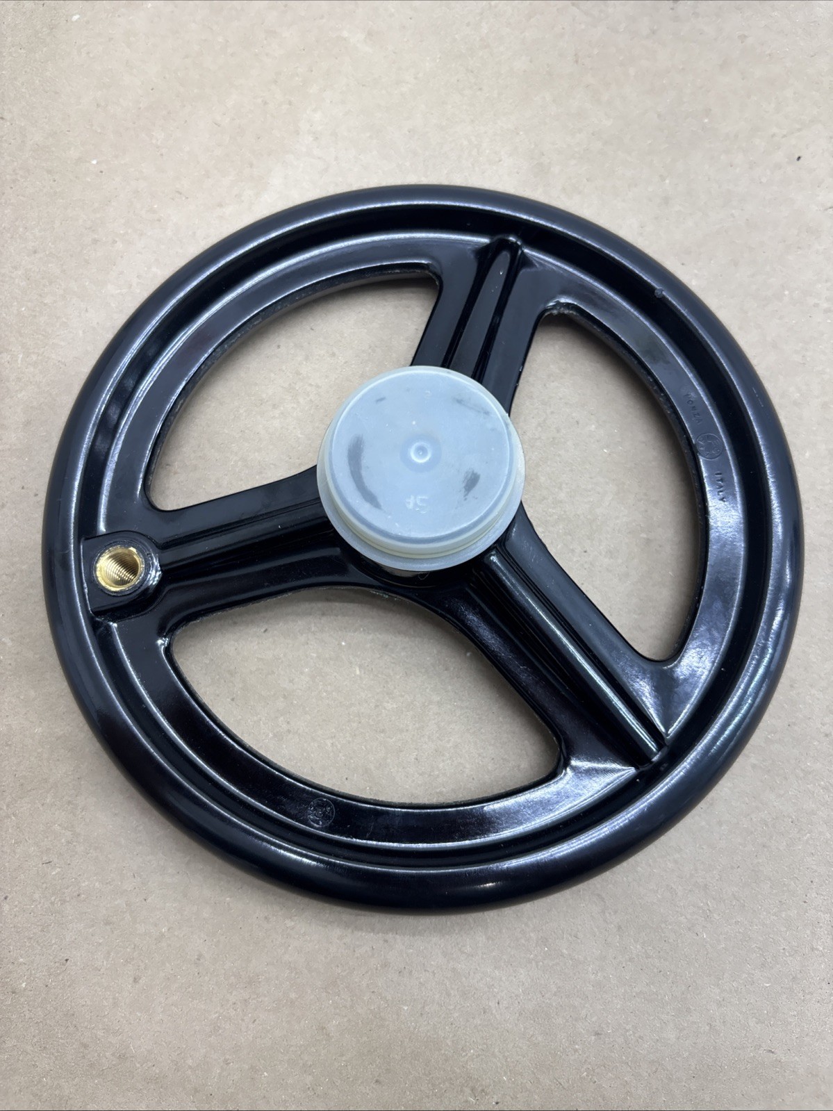 Elesa USA 77621 VR.200 FP+I, Spoked handwheels, Revolving handle, solid hub
