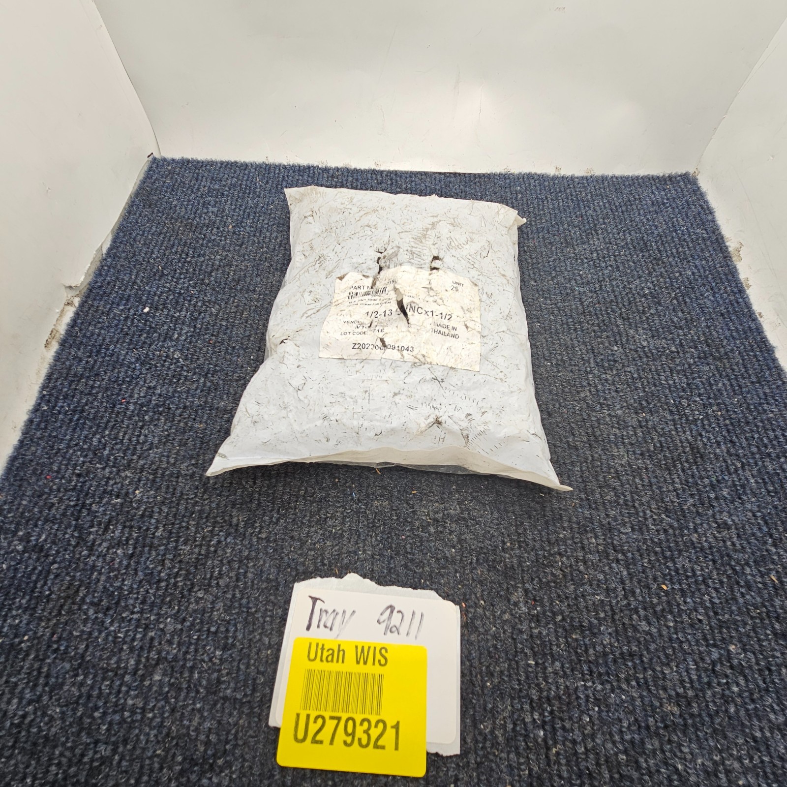 (QTY 25) 1/2-13 UNC X 1-1/2 18-8 HEX HEAD SCREW COARSE THREAD FULL THREAD