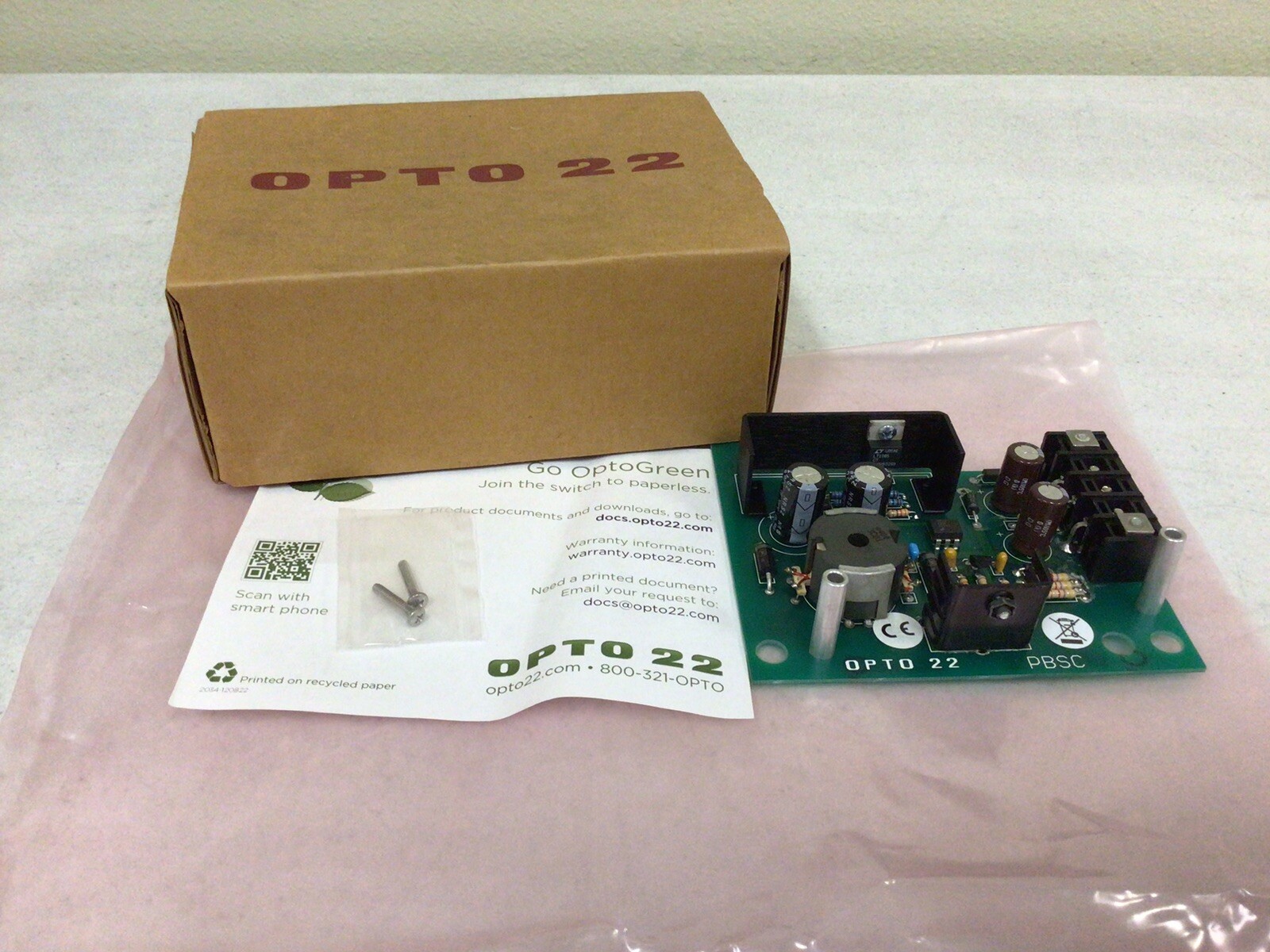 NEW, OPTO 22 PBSC 001864G / 1864G POWER SUPPLY BOARD, 1 ROCK 1797, FREE SHIPPING