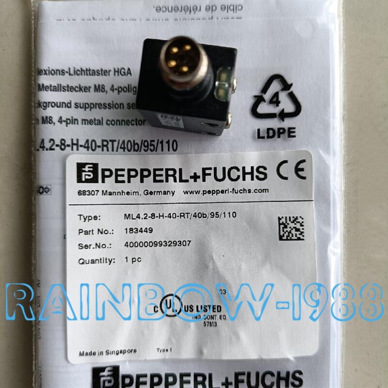 FOR P+F ML4.2-8-H-40-RT/40b/95/110 Photoelectric switch sensor 183449