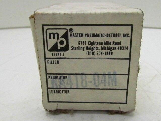 Master Pneumatic KA418-04M Pulse Counter NIB