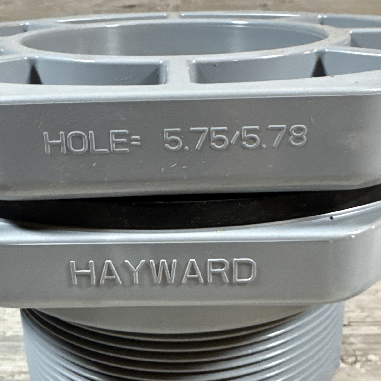 Hayward BFA2040CES 4” CPVC Tank Bulkhead Fitting Standard Flange EPDM Gasket New