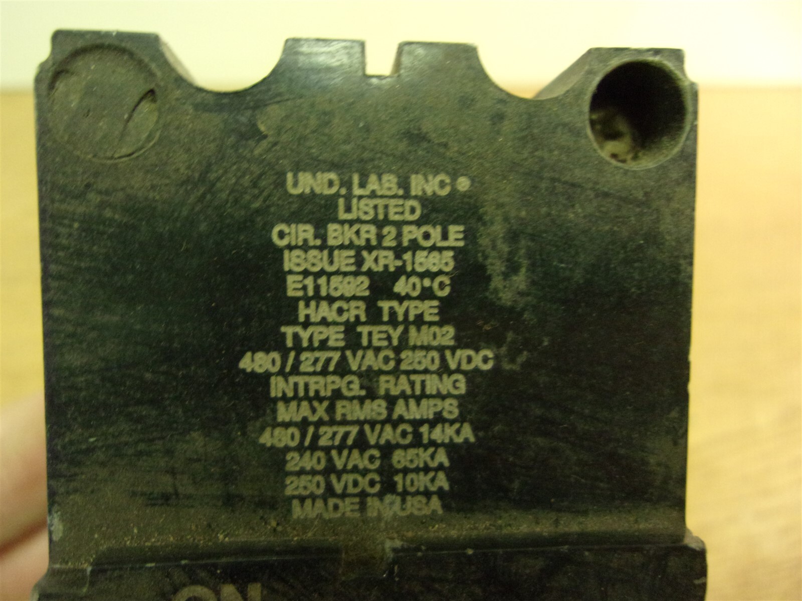 GE E11598 Type TEY MD2 50A Circuit Breaker “Y” *FREE SHIPPING*