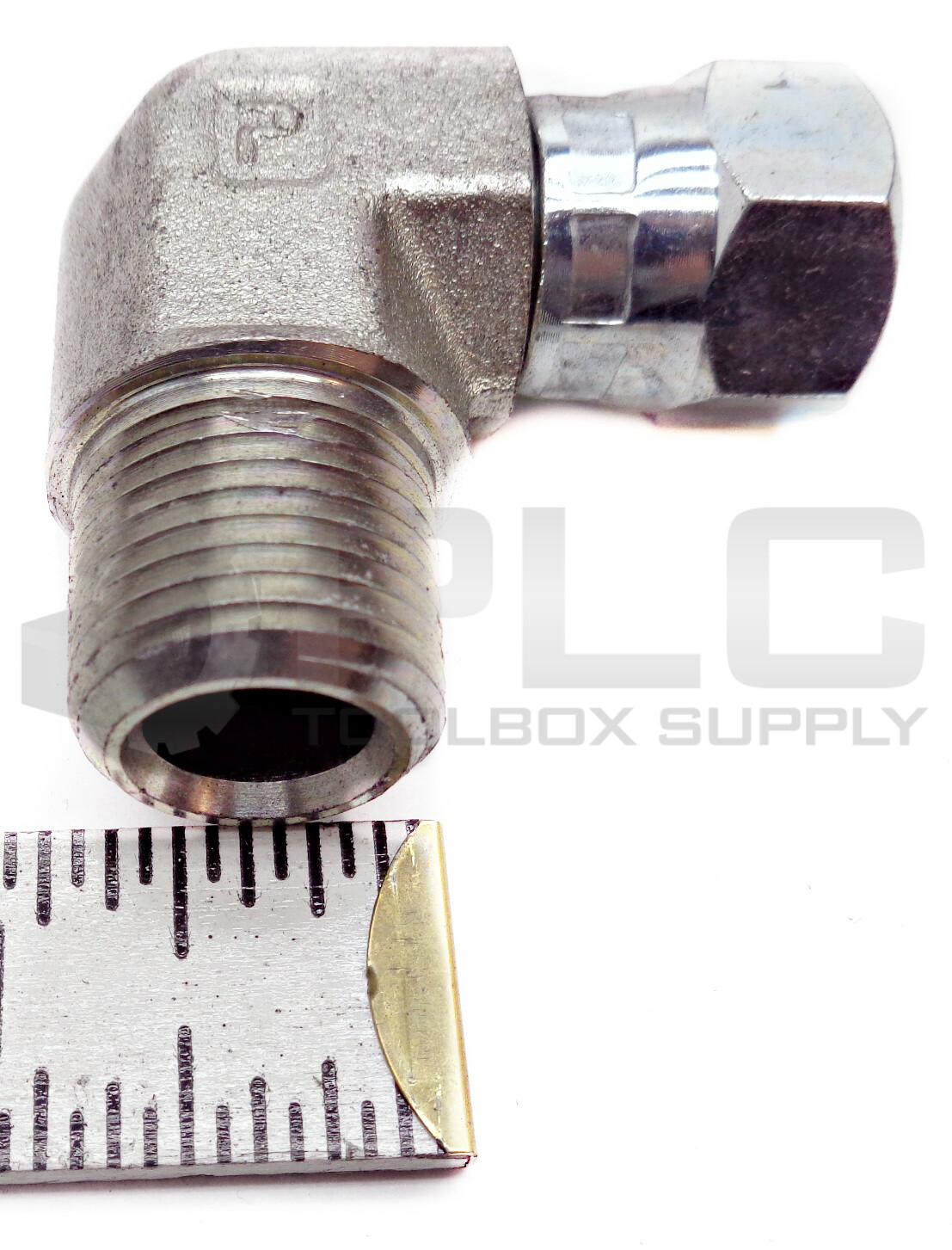 LOT OF 4 NEW PARKER 1/2″ ID SWL FEMALE 7/16″ ID 11/16″ OD MALE 90° ELBOW FITTING