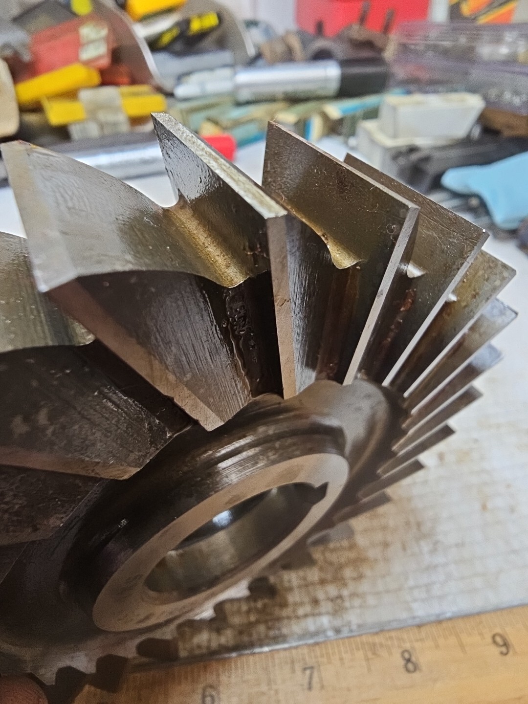BUTTERFIELD 5″ X 1″ X 1 1/4″ SIDE MILLING CUTTER STRAIGHT TOOTH HSG LOOKS NEW