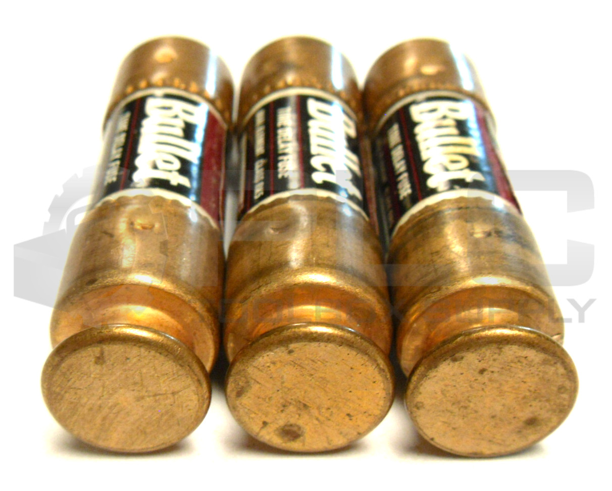NEW LOT OF 3 BULLET ECNR15 TIME DELAY FUSE DUAL ELEMENT CLASS RK5