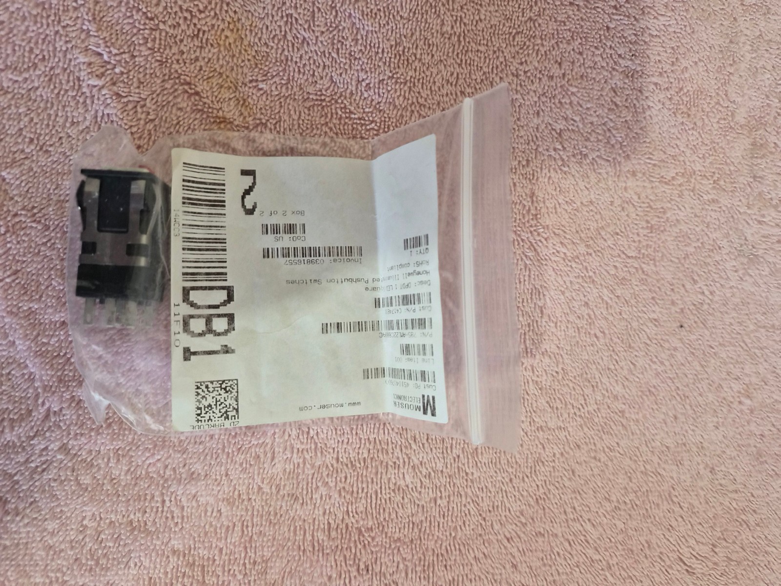 Honeywell, AML22CBR2AC /AML22CBB@AC Switch (Green)&(Red) Sealers, Separators,