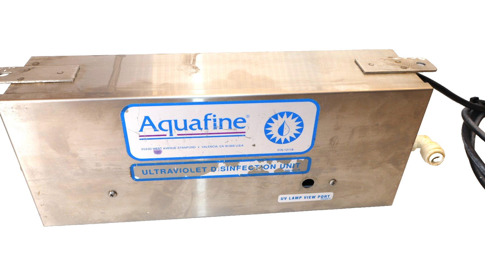 AQUAFINE CORP. SP-1 , SP1 120V 60Hz 0.14A Ultraviolet Disinfection Unit