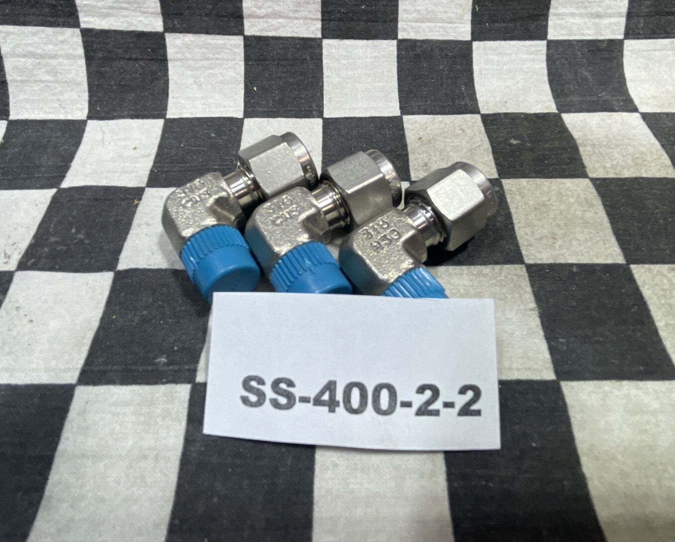 SWAGELOK SS-400-3TTM, SS-400-1-2, SS-400-2-2, TEE MALE ELBOW,LOT OF 8#121W16