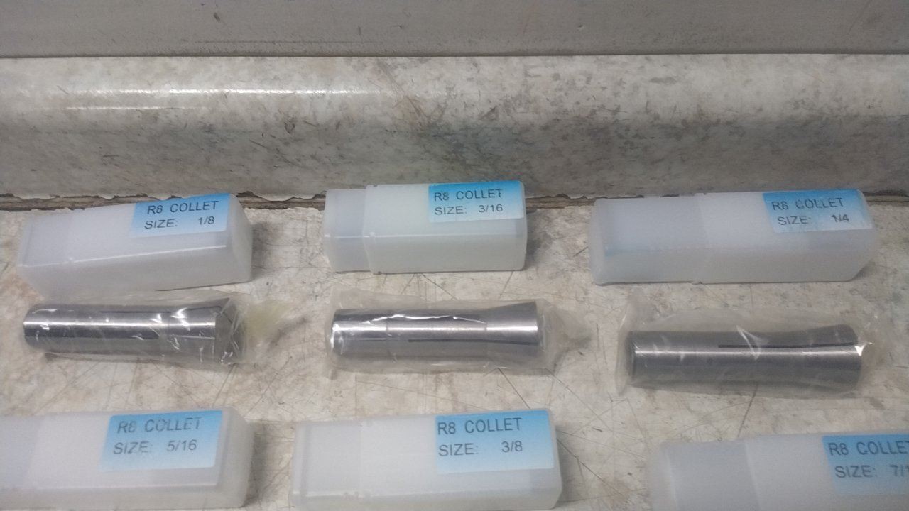 Dayton 5PZP0 12 Component 1/8 to 3/4 In Size Range Collet Set