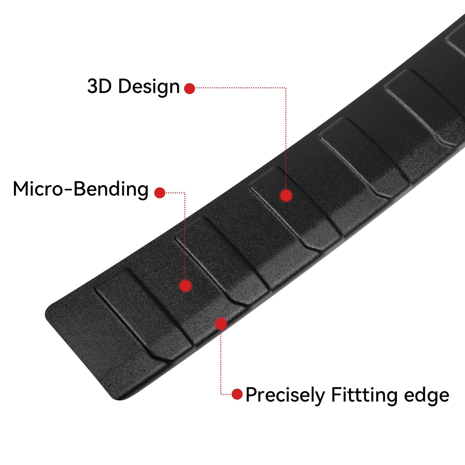 Hugeek Rear Bumper Protector Compatible with Subaru Crosstrek 2024 2025 2026 Car