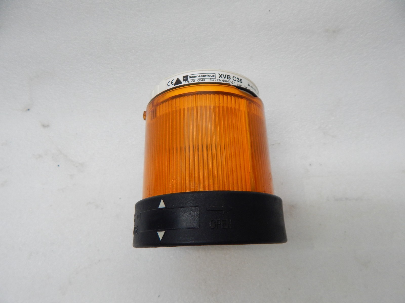 Telemecanique XVB-C35 Yellow warning light replacement lens middle light