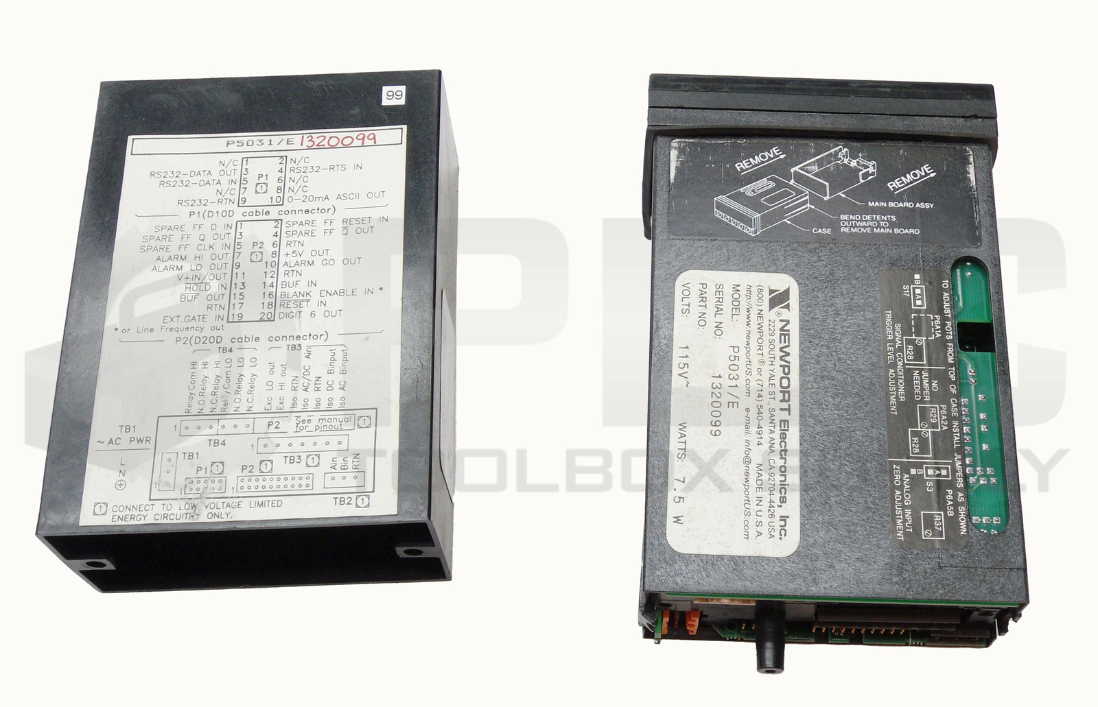 NEWPORT ELECTRONICS P5031/E METER COUNTER TIMER P5000