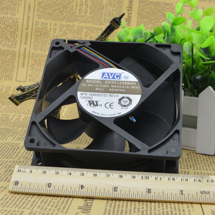 1PC For Fan AVC DATA1338B4H 24V 12738 0.65A Z#1