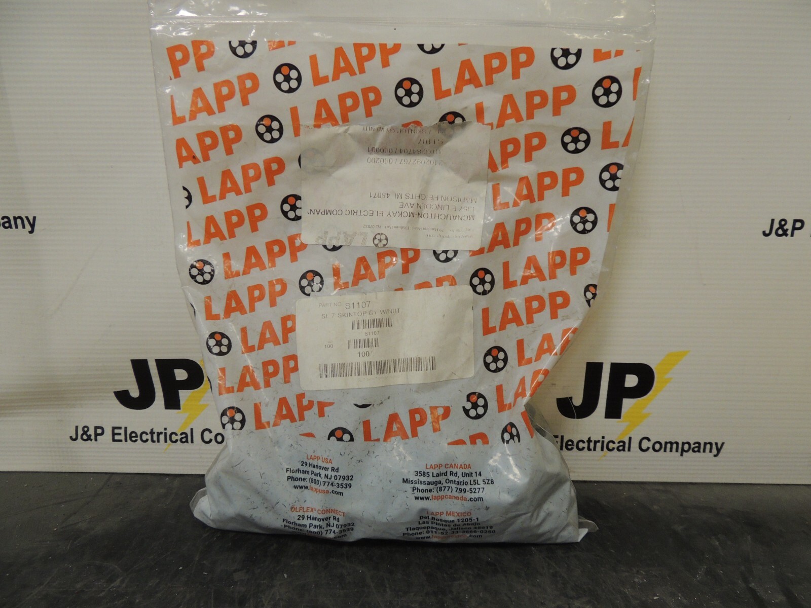 LAPP SL 7 SKINTOP GY W/NUT S1107 (75 Pack)