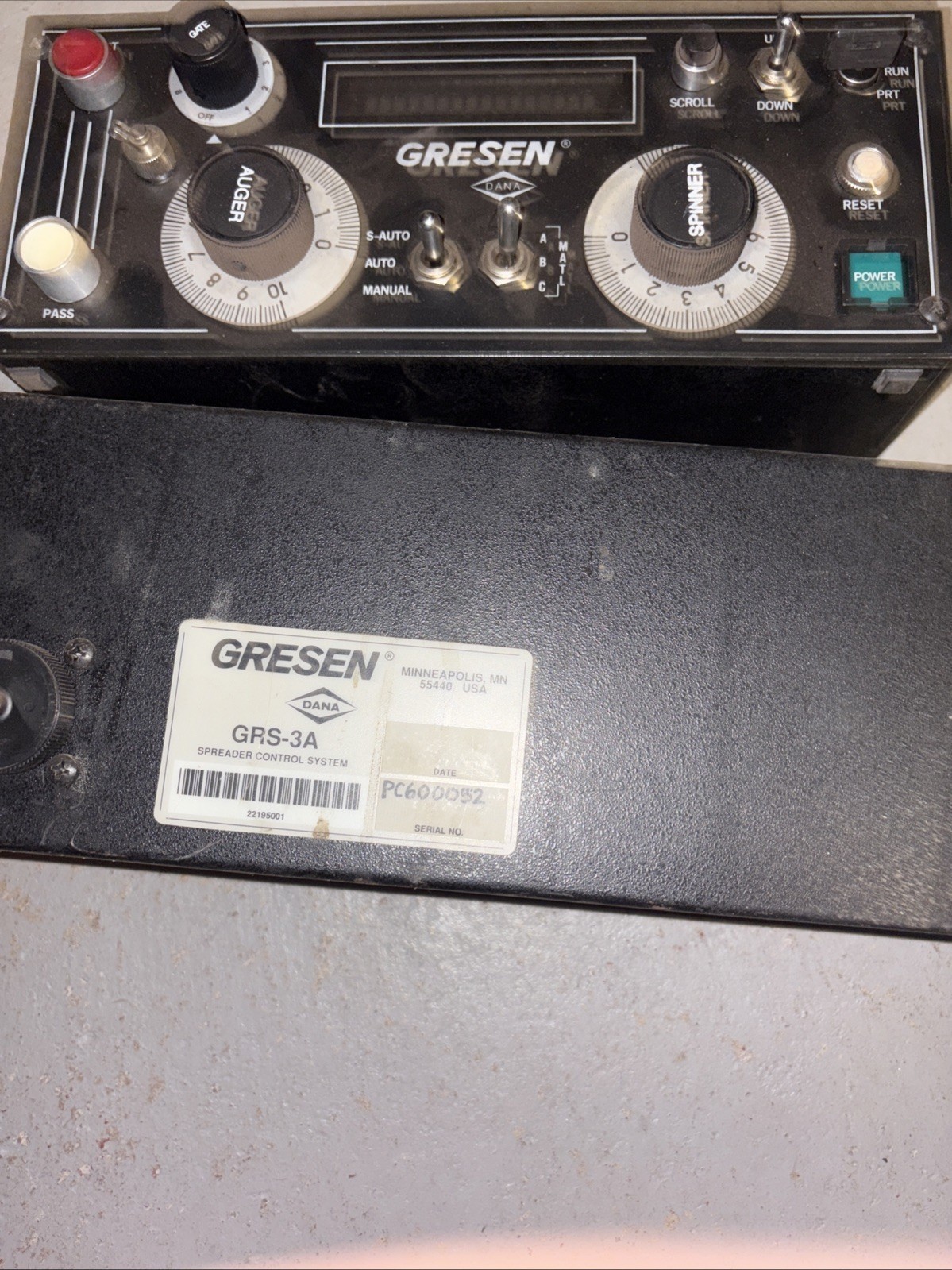 Gresen GRS30 Dana GRS300013 Spreader Control System *FREE SHIPPING*