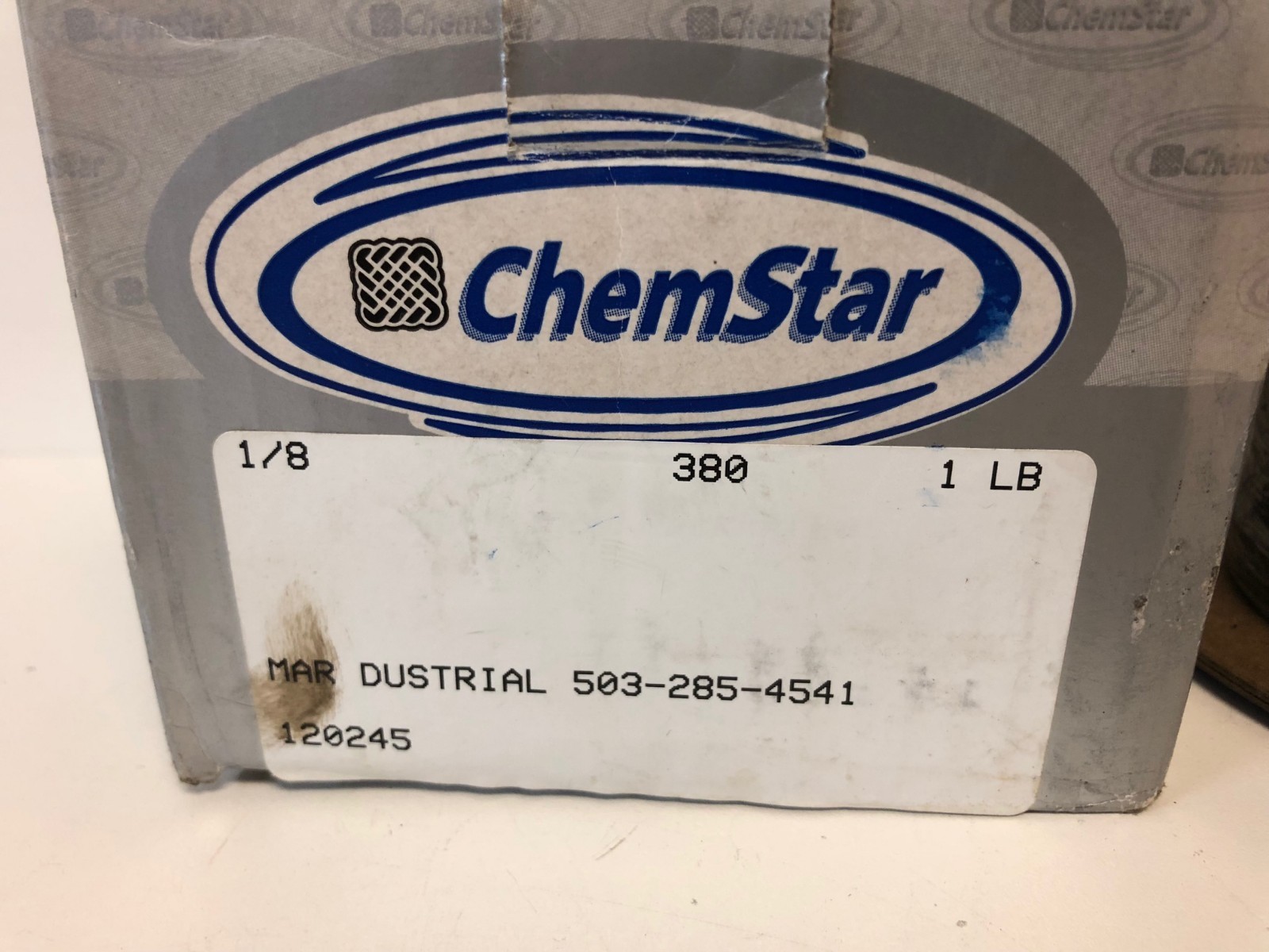 ROLL OF NEW OLD STOCK! CHEMSTAR 1/8″ MECHANICAL PUMP PACKING 1LB 380