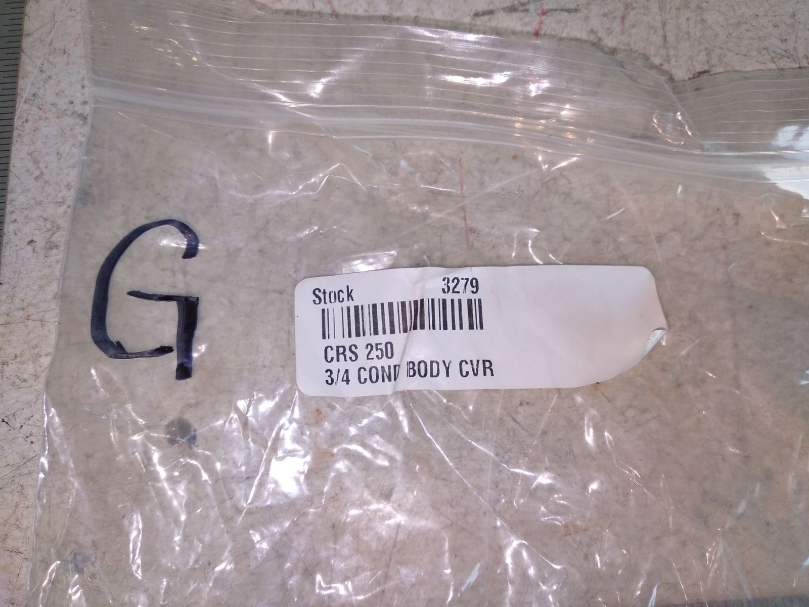 STOCK CRS 250 E121488 3/4″ COVER