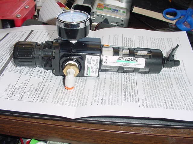 Speedaire 4ZK85A Filter Regulator complete unit