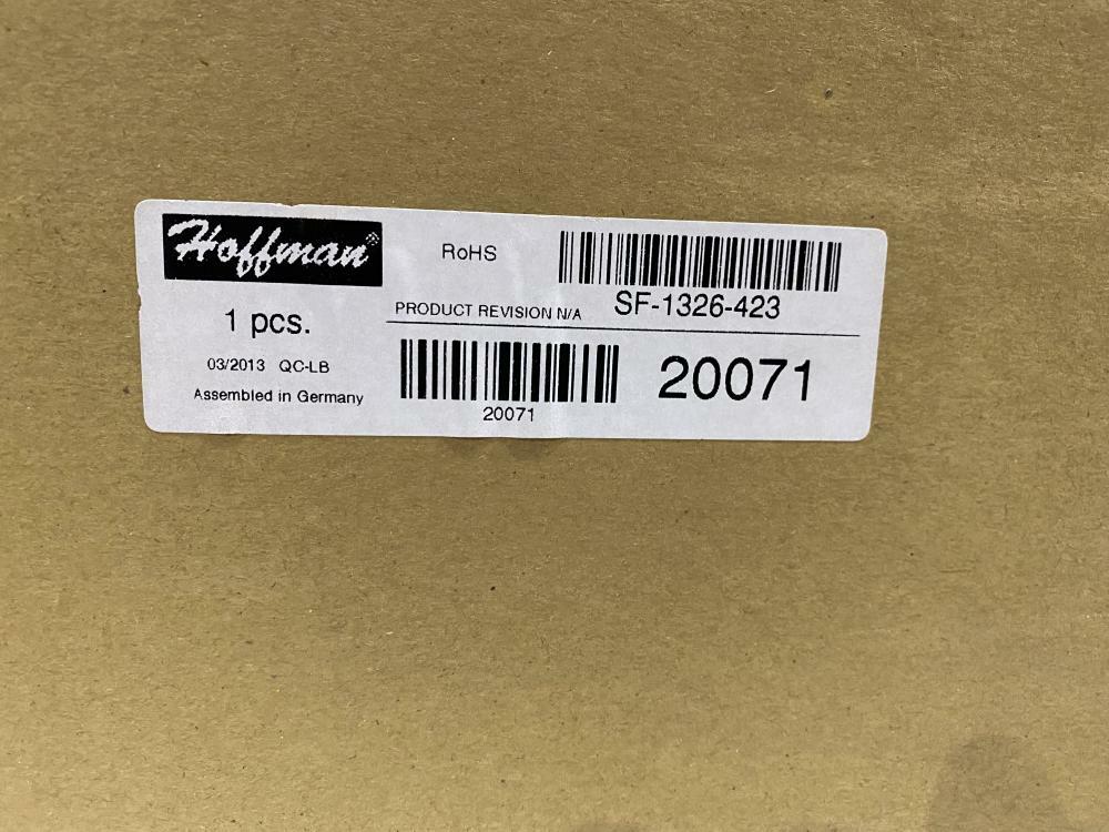 MCLEAN / HOFFMAN COOLING FAN # SF1326-423 230VAC 1PH. 165WATTS IP54 NEW!