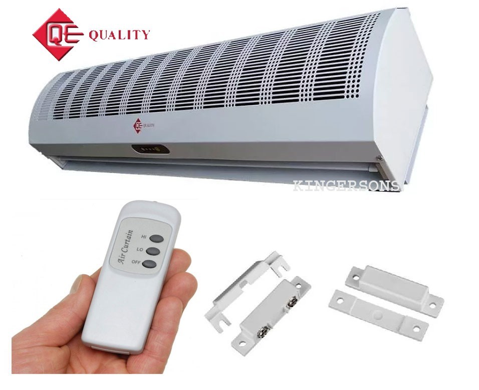QE 60 INCH AIR CURTAIN FLY FAN 220-240 V, 60 HZ, 1283 CFM, W/ REMOTE & SWITCH
