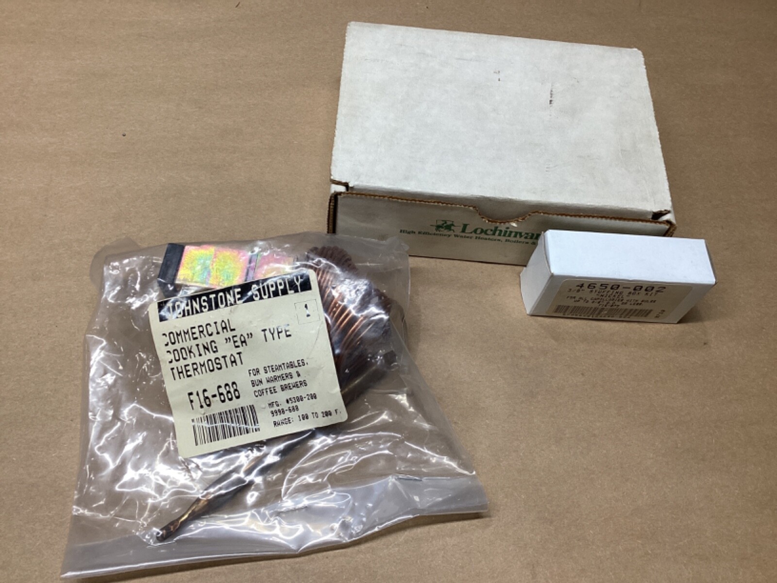 Johnstone 5300-200 ELECTRIC THERMOSTAT SPST 100-200°F K-413-96 #109G45PR7-CI