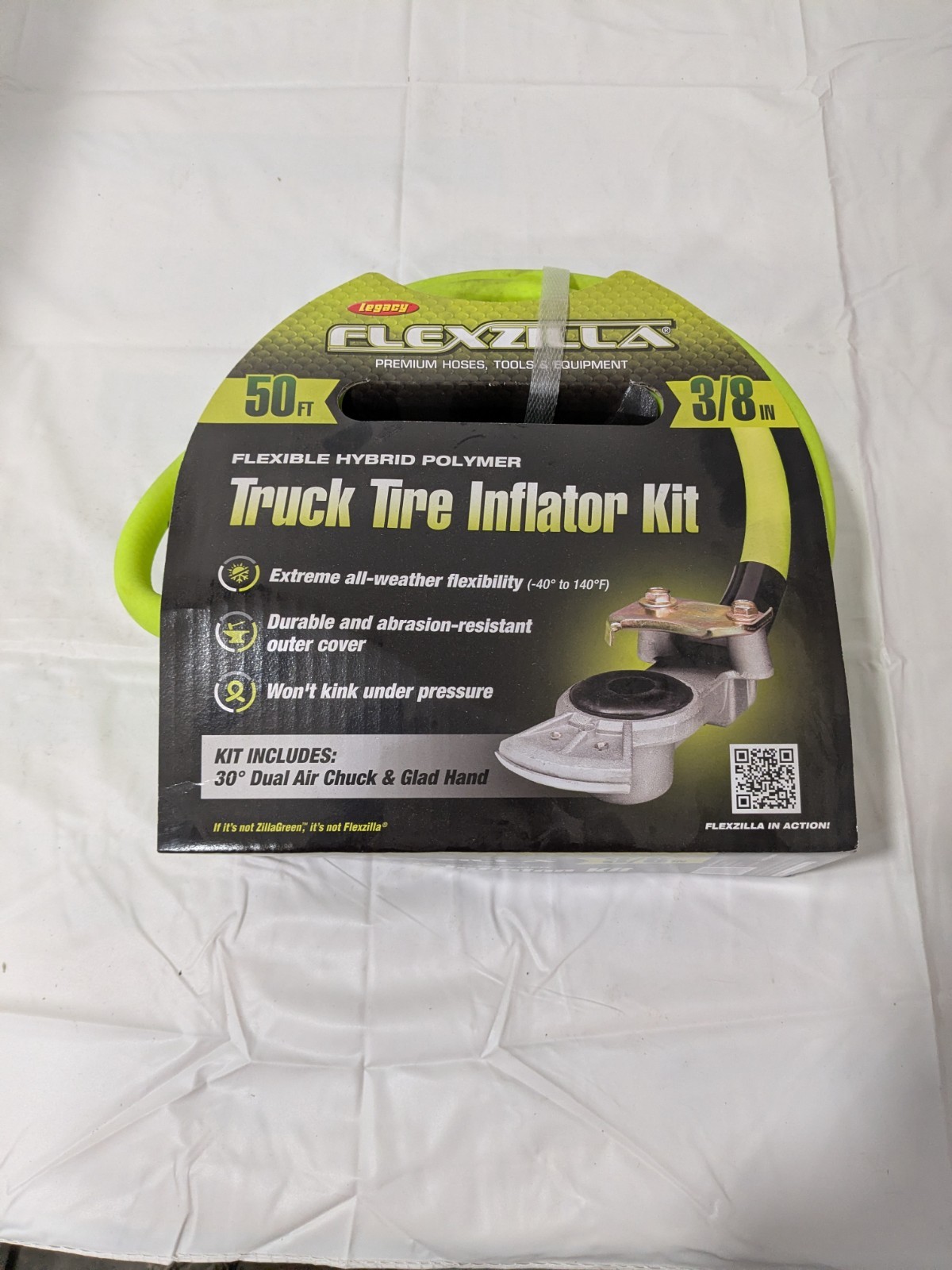 Legacy Air Compressor Truck Tire Inflator Kit: 300 psi, 3/8″ ID x 50′ HGH2-FZ
