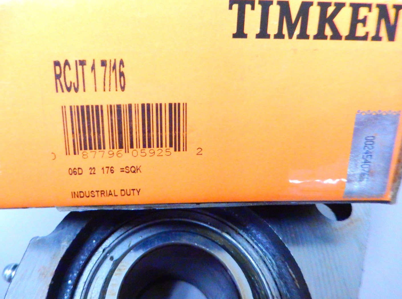 Timken Fafnir RCJT 1 7/16 Flange Mount Bearing 2 Bolt Eccentric Locking Collar