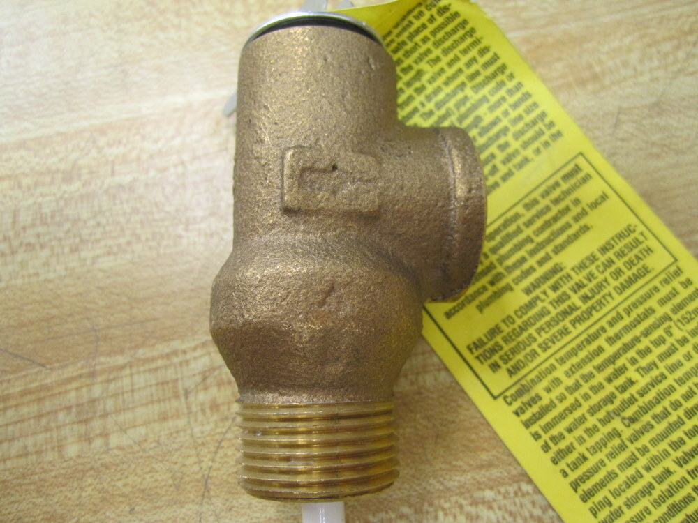 Watts Fluid Air 100XL Pressure Relief Valve 3/4″ Set 150