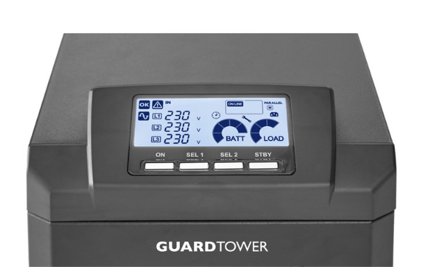 Riello Guard Tower 10kVA / 10kW 208/240V Hardwired In/Out Online Tower UPS
