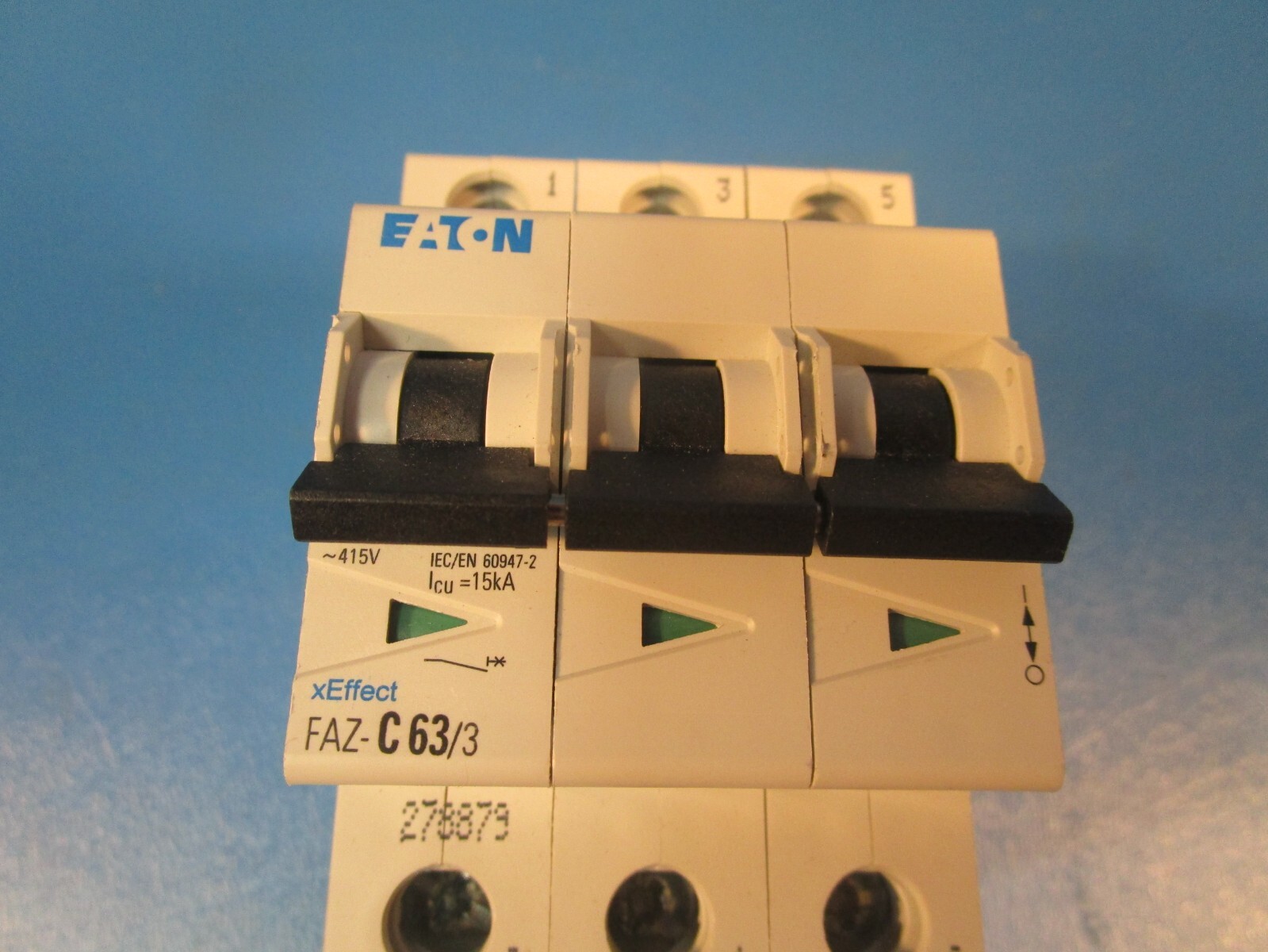EATON FAZ-C63/3, 278879, Moeller Miniature Circuit Breaker, 63 A,15 kAIC