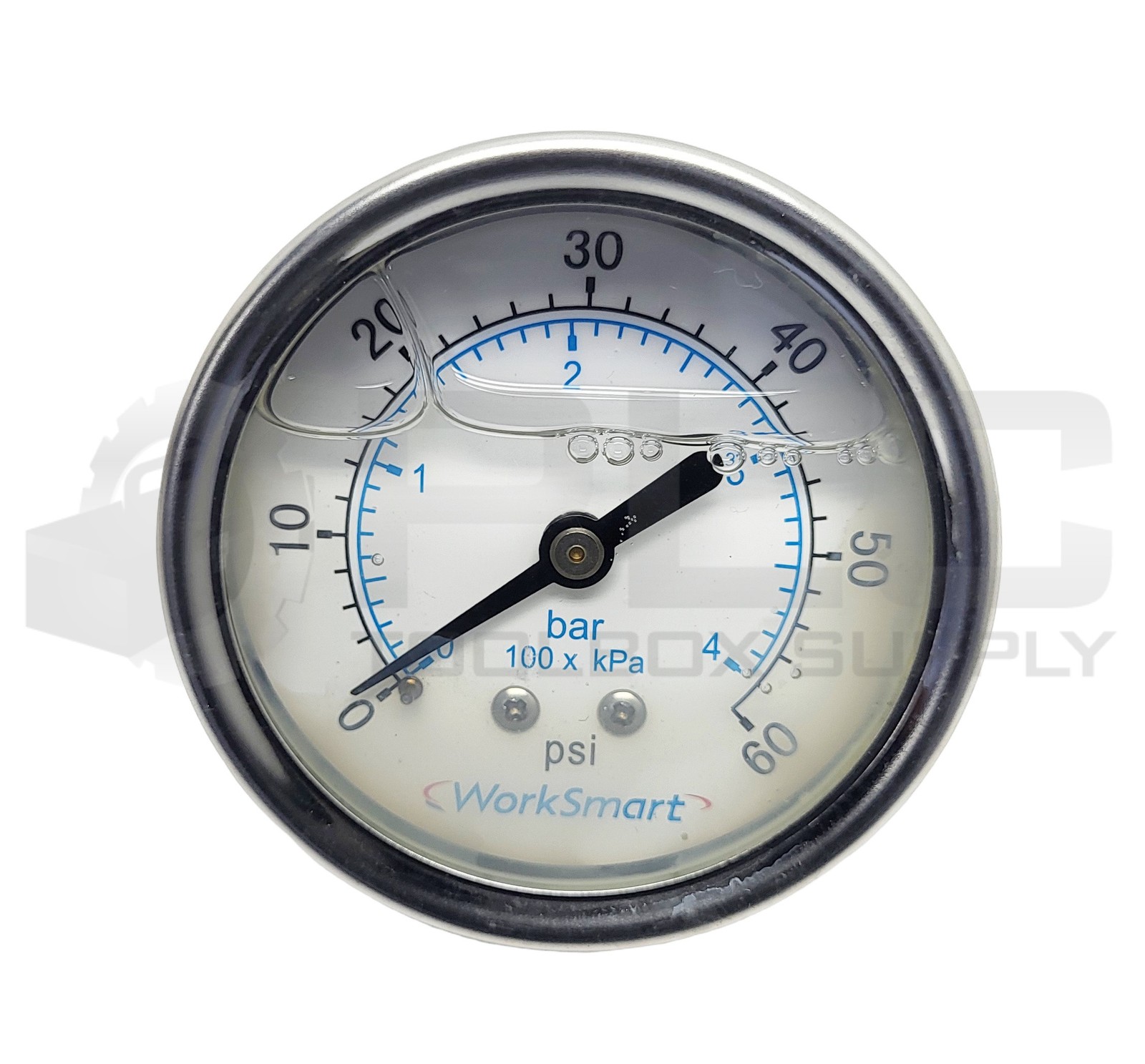 NEW WORKSMART WS-PE-GAGE-169 2.5″ SS 60PSI 1/4NPT