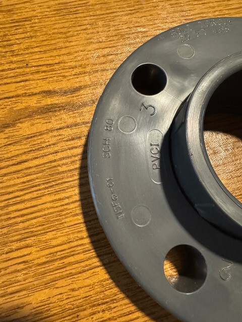 SPEARS 2-1/2” SOC PVC Schedule 80 SCH Flange USA 150 PSI 851-025