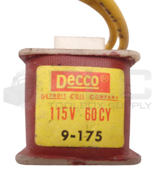 NEW DECCO 9-175 COIL, 115V 60CY, DETROIT COIL CO.