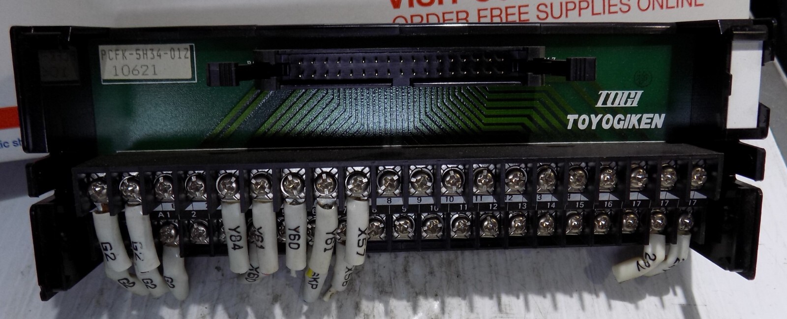TOGI TOYOGIKEN PCFK-5H34-012 10621 terminal board