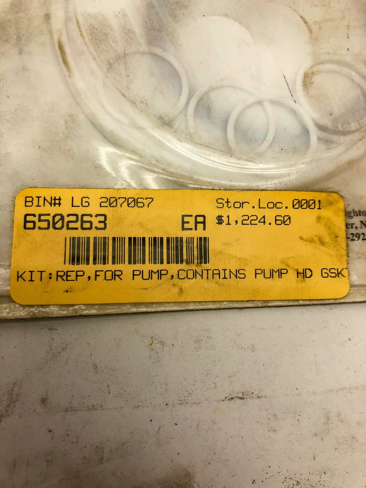 IDEX PULSAFEEDER KPCKACLEJKK 680 1.375 650263 REPAIR KIT