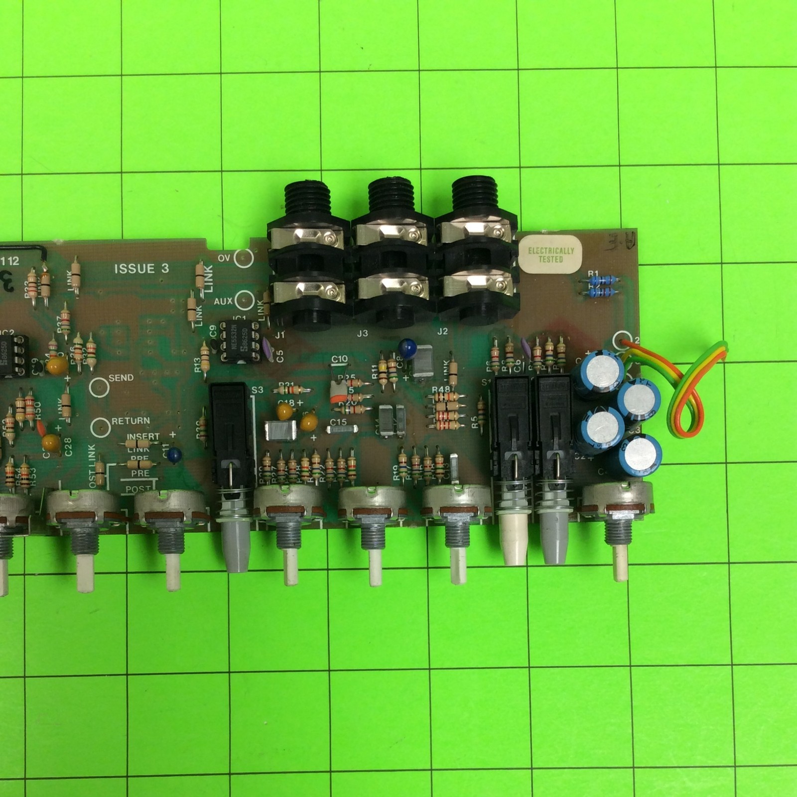 Hill MM1X Audio Mixer Subgroup Board (3 Port)