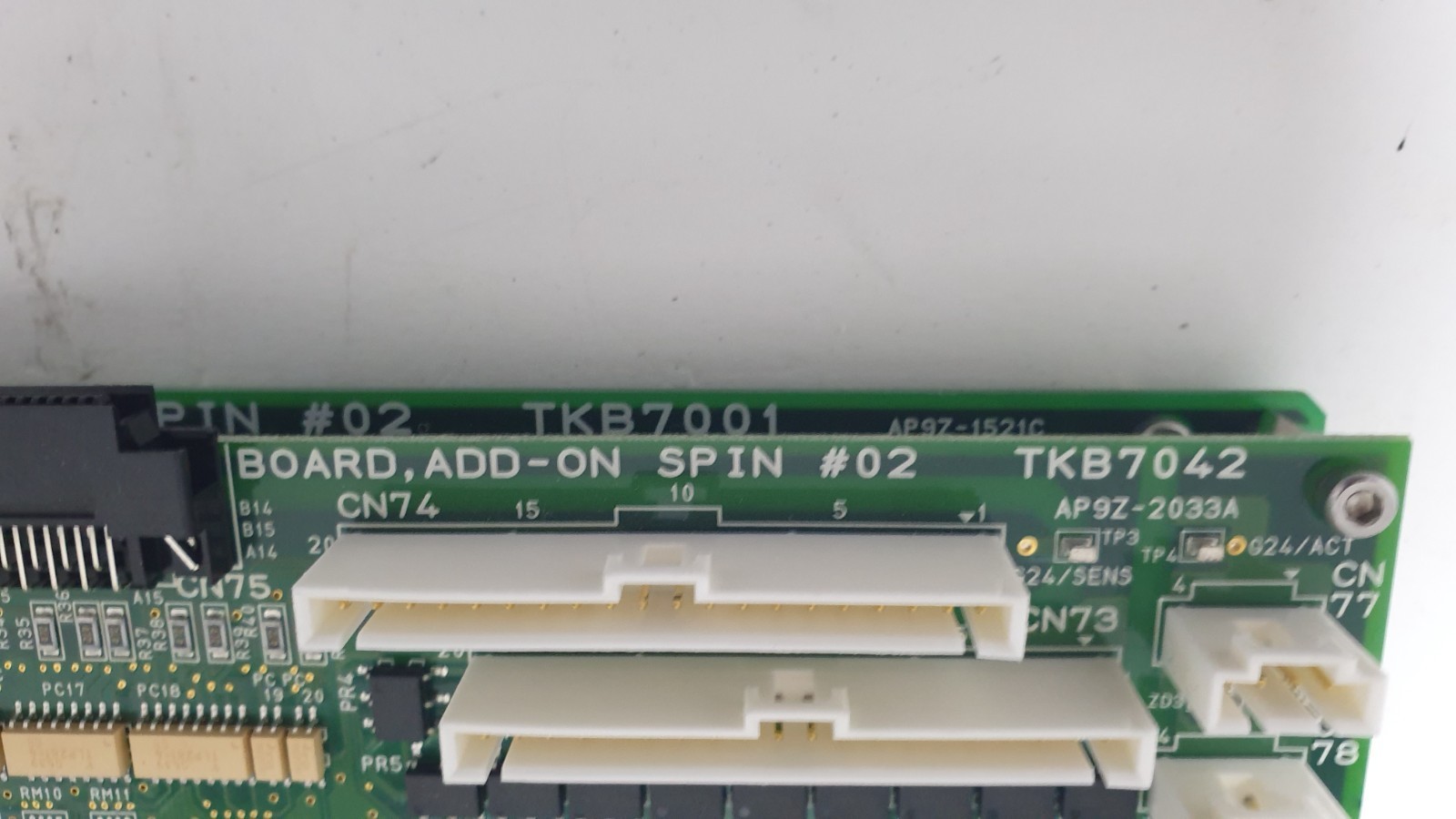 TEL Tokyo Electron BOARD ADD-ON SPIN #02 – Model TKB7042 / TKB7001