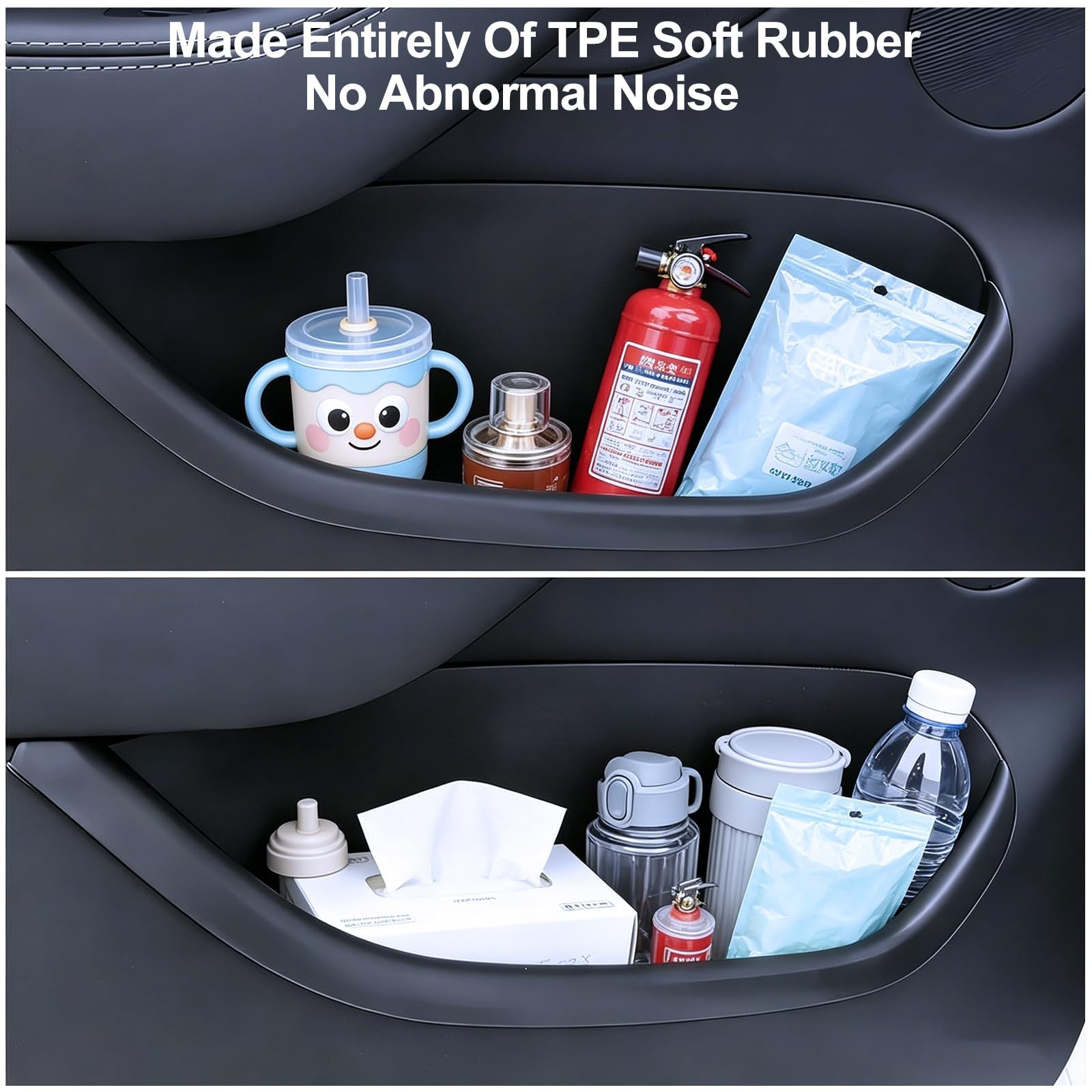 2025 2026 Tesla Model Y Juniper Door Pocket Liner Storage Box Organizer | Fro…