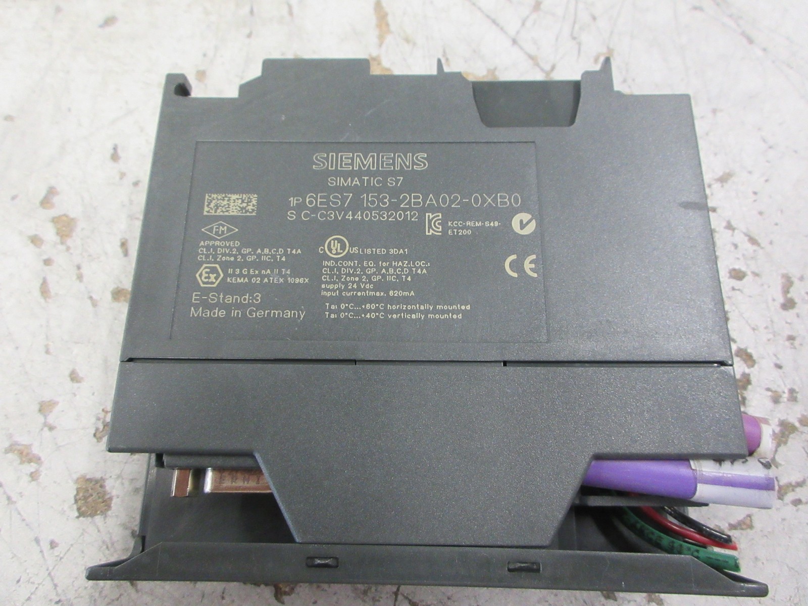 Siemens Simatic S7 ET200M/Link Module 6ES7 153-2BA02-0XB0 E-Stand: 3 Used