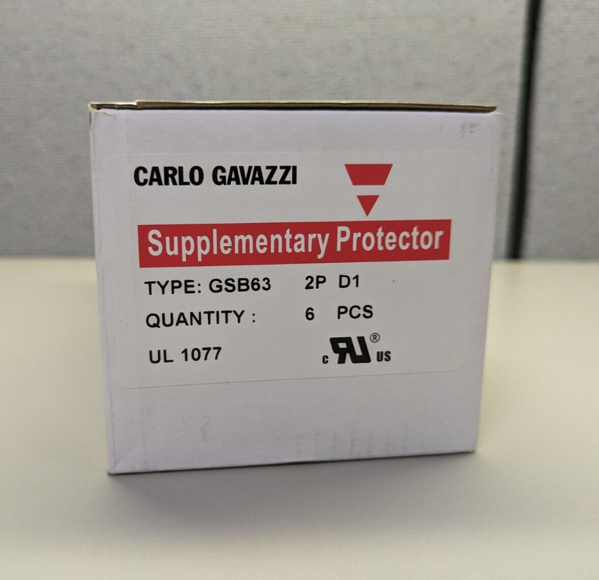 Carlo Gavazzi GSB632PD1 Supplementary Circuit Protector UL1077 2-pole 1Amp
