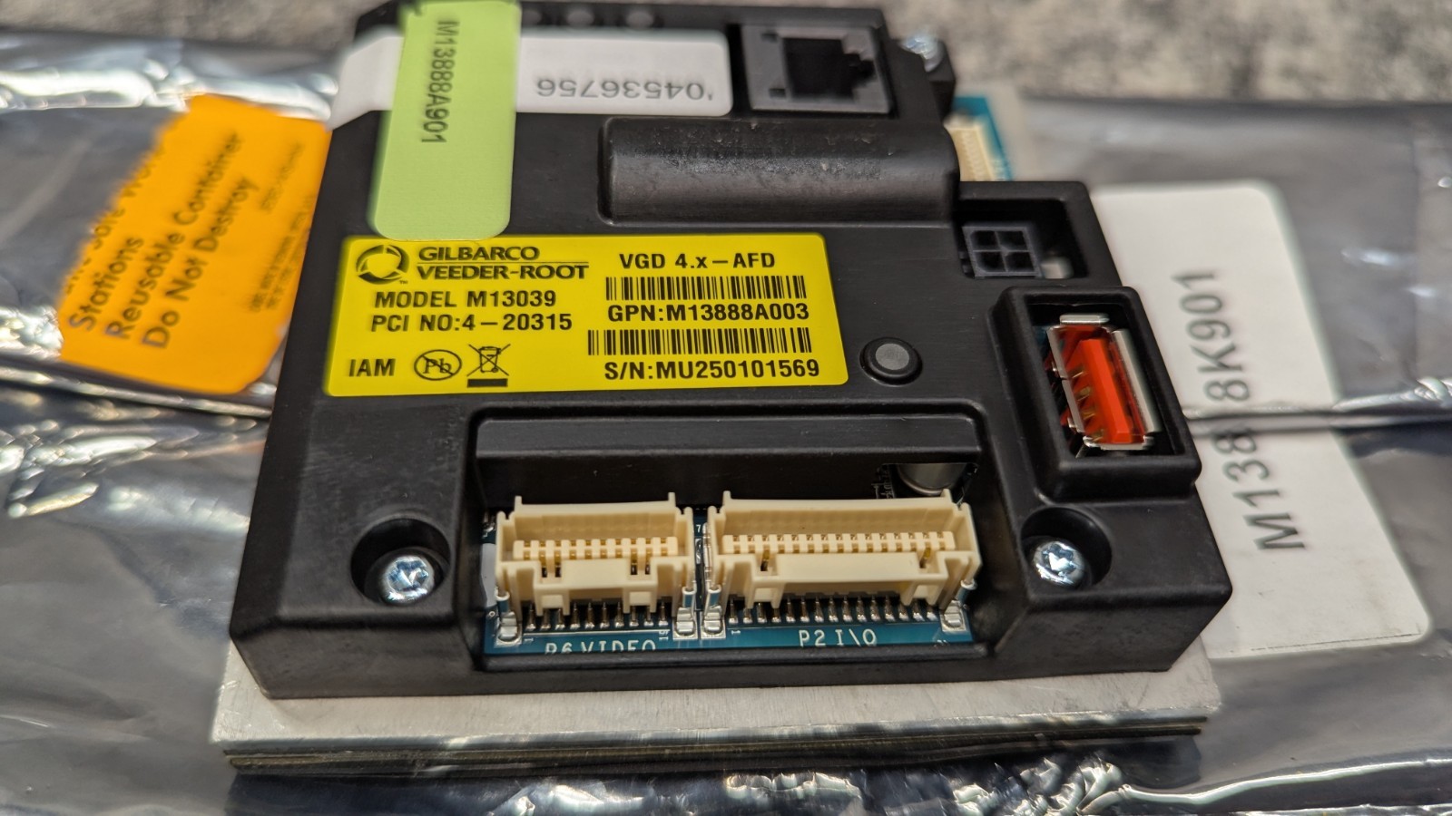 GILBARCO M13039 4-20315 VGD 4.X-AFD M13888A003 – Untested