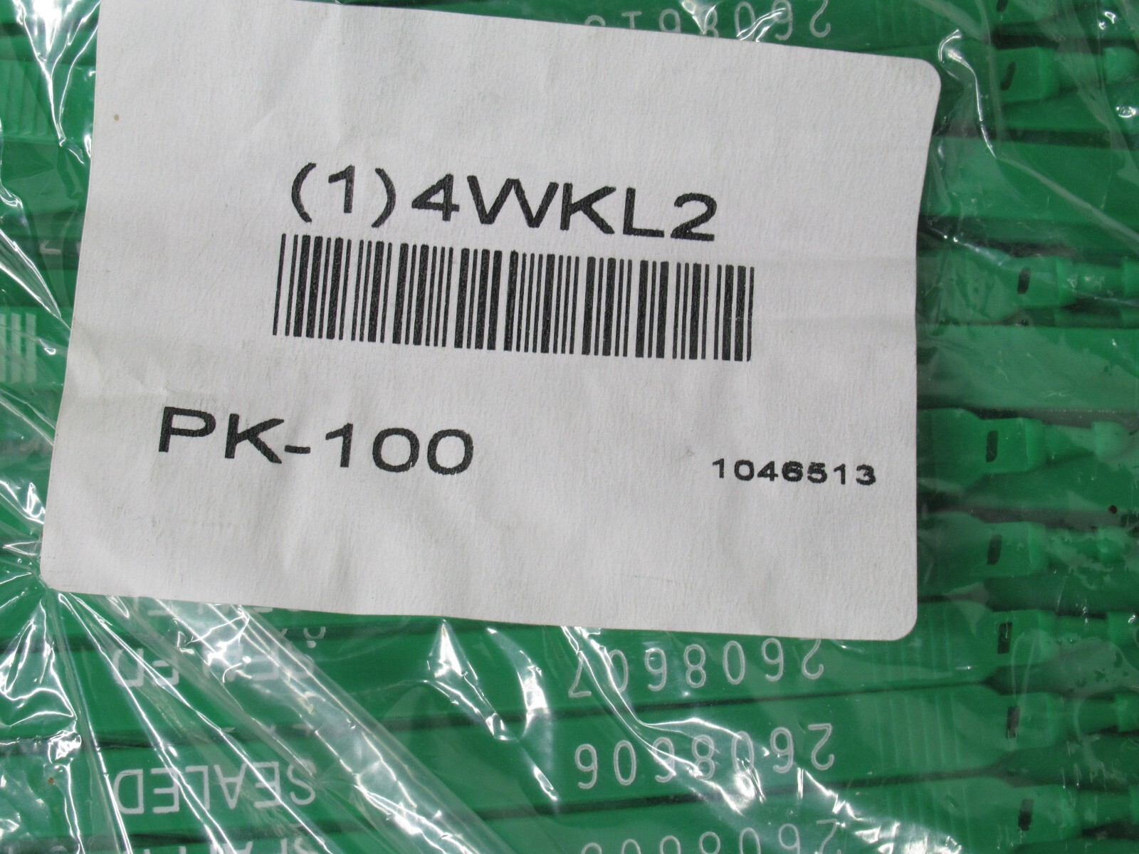 (NEW – Pack of 100) TYDENBROOKS 4WKL2 Green Truck Strap