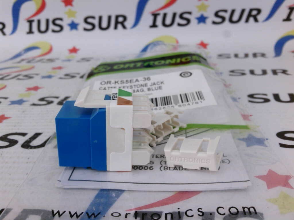 NSOP Ortronics OR-KS5EA-36 CAT5E Keystone Jack Blue