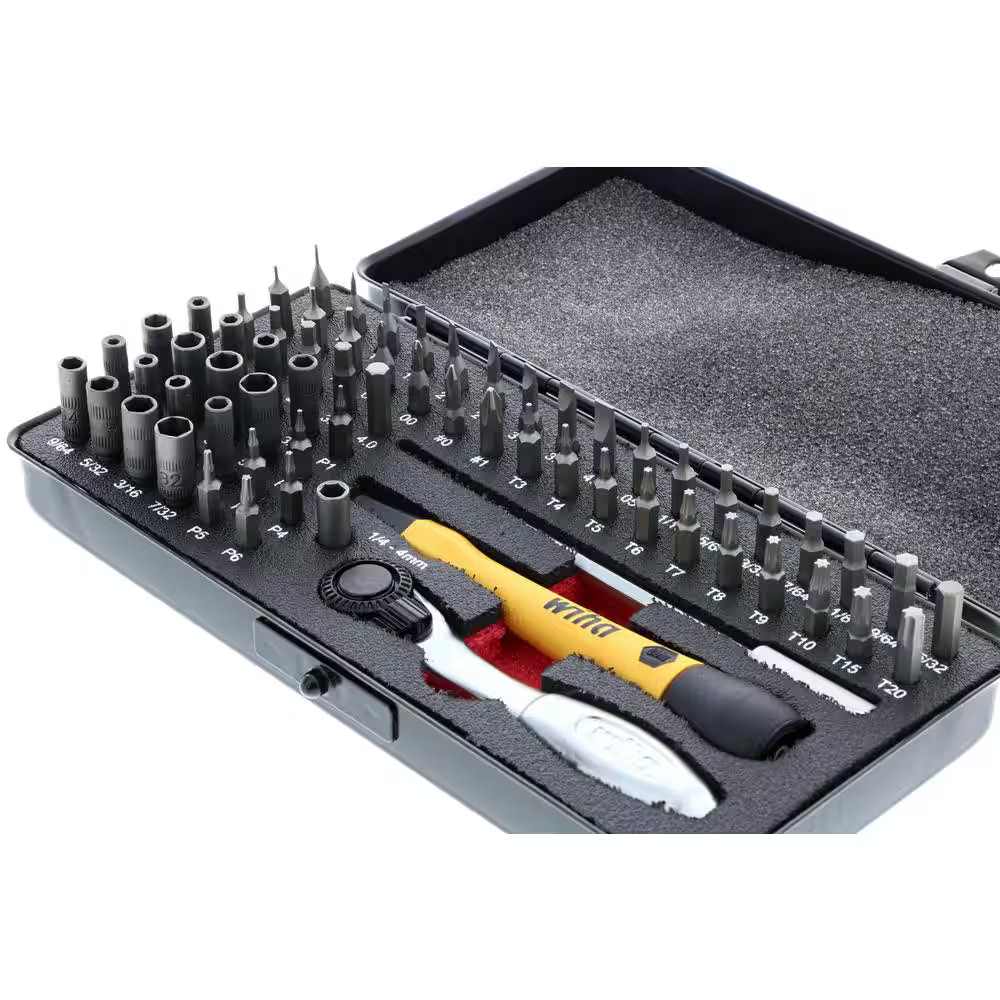 Wiha 65 Piece System 4 ESD Safe Master Technician’s Ratchet and Micro Bits Set
